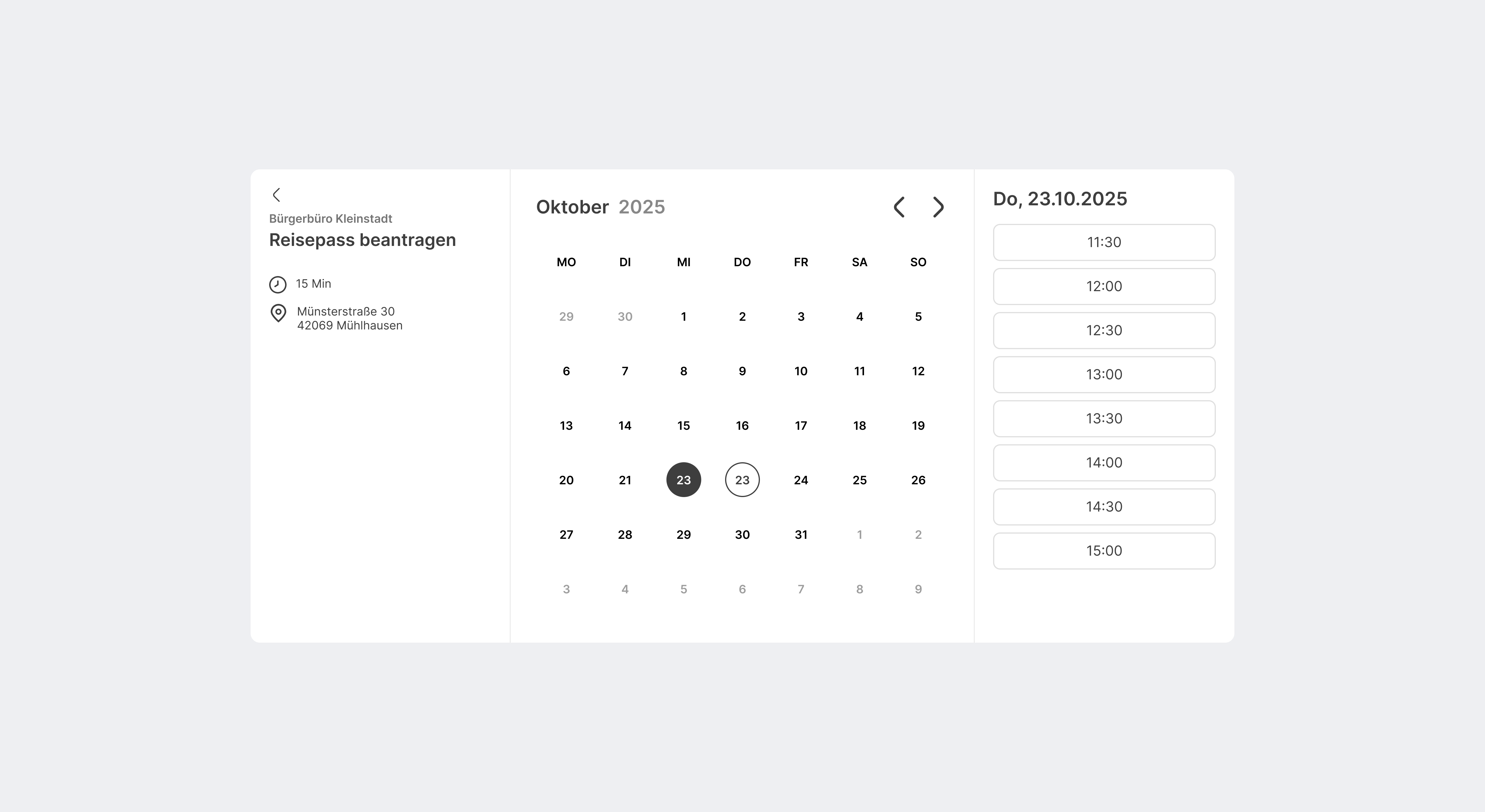 Smart Booking - Terminkoordination